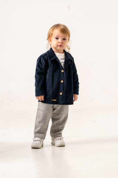 JNF kids Baby Boy Triple Suit with Corduroy Jacket