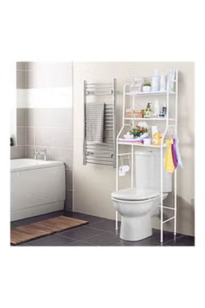 Primo Plus 3-Shelf Toilet and Bathroom Towel Storage Organizer Rack