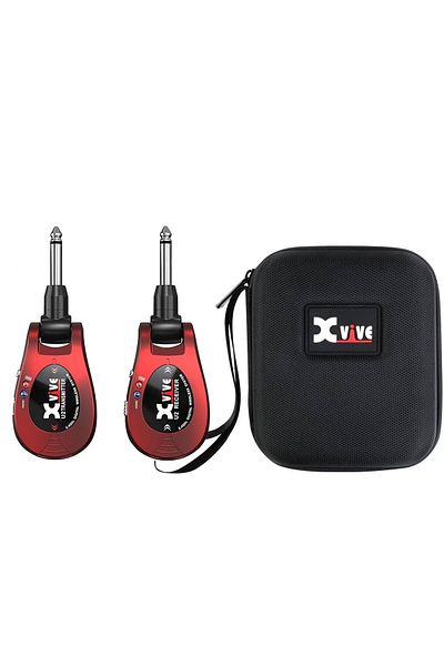 Xvive U2-Red Guitar Walkie-Talkie System (Bag)