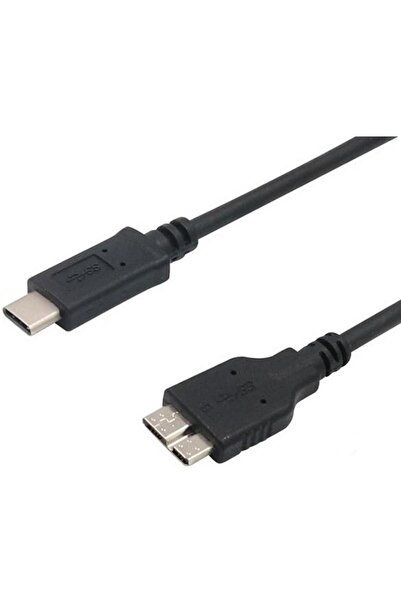 Pmr Type C to Usb 3.0 Taşınabilir Hardisk Kablosu 2 Metre