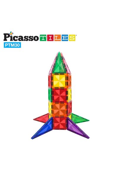 Picasso Magnetic Mini Diamond Rocket 30-Pieces