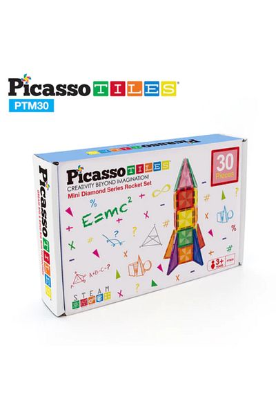 Picasso Magnetic Mini Diamond Rocket 30-Pieces