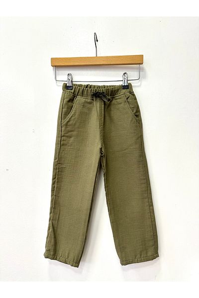rois Muslin Khaki Pants for Children