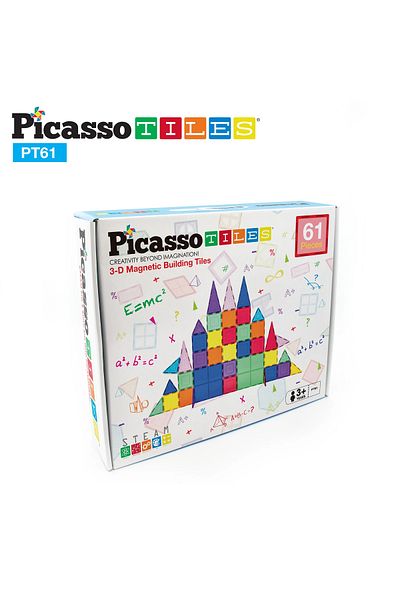 Picasso Magnetic 3D Blocks 61-Pieces
