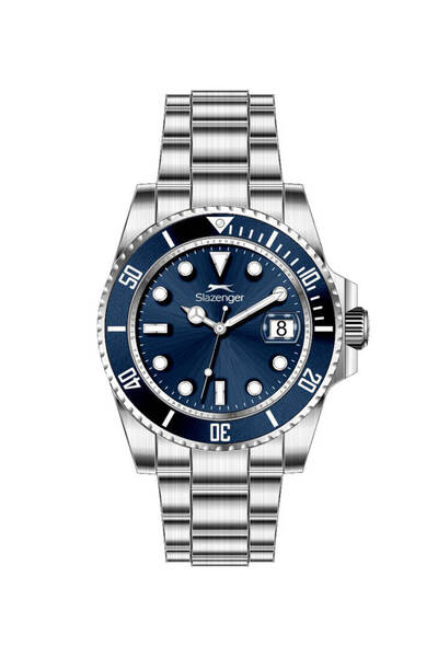 Slazenger SL.09.2518.1.02 Quartz Çelik Gri 45 mm Erkek Kol Saati
