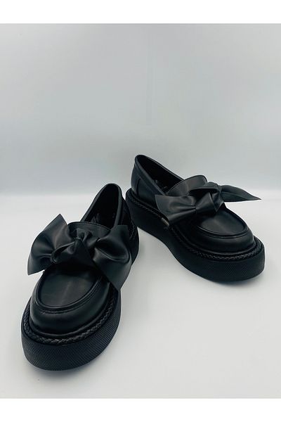 Ömer Ediz Shoes Γυναικείο Loafer RUBY Φιόγκος Λεπτομερής Σόλα 3 cm