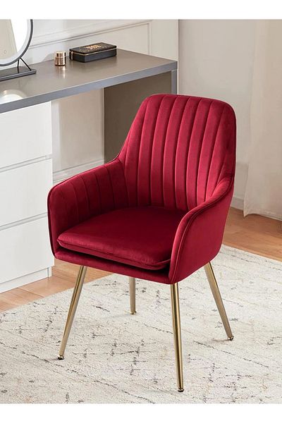 Taimi chair with a modern and comfortable design for the living room and office room Red color