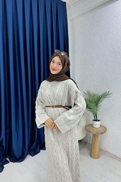 lurex moda Πλεγμένο πλεκτό φόρεμα