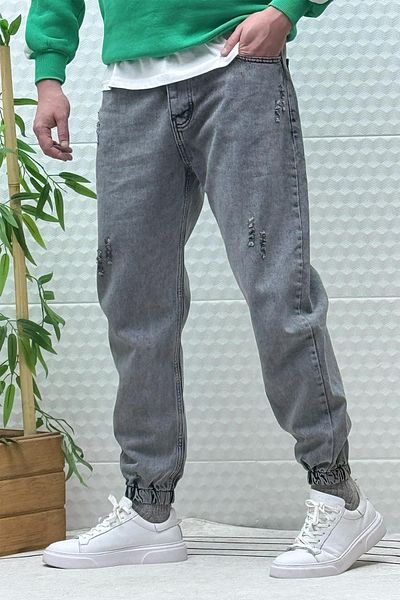 WAFRA Boyfiren Jeans for Men Pnt.646 - Elastic Leg and Nail Detail