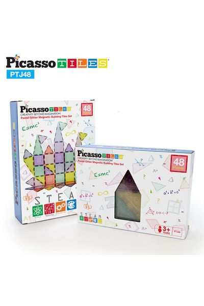 Picasso Magnetic Pastel Glitter 48-Pieces