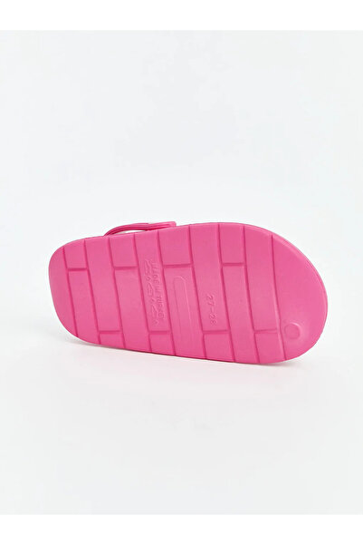 LC Waikiki LCW STEPS Pembe Barbie Baskılı Kız Bebek Plaj Sandaleti