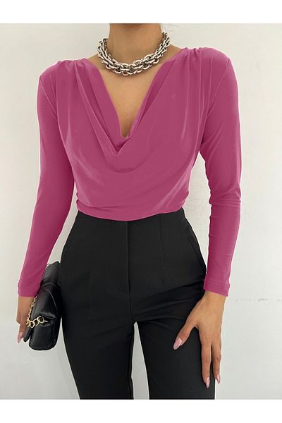Modamorfo بلوزة Sendy بياقة ثنيات