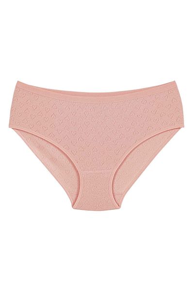 Yıldız Çamaşır 6 Pieces 100% Cotton Heart Patterned Women's Bato Panties