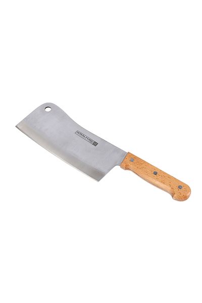 ROYALFORD 8" Cleaver Knife with Wooden Handle