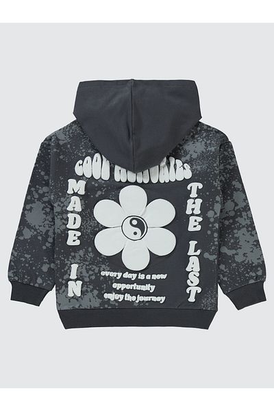 Civil Girls 6-9 Years Old Girl Smoked Sweatshirt