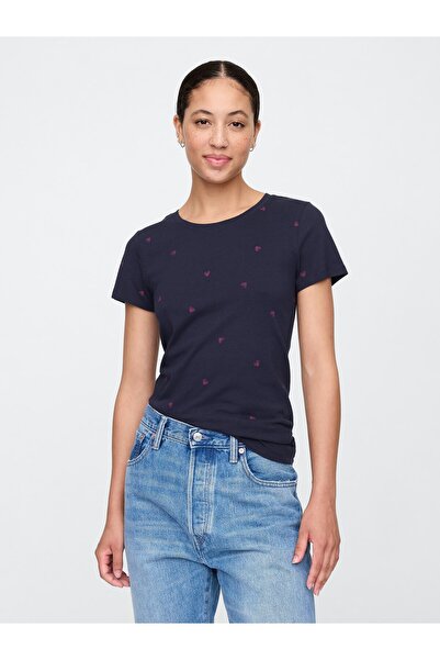 GAP Kadın Lacivert Favorite T-Shirt