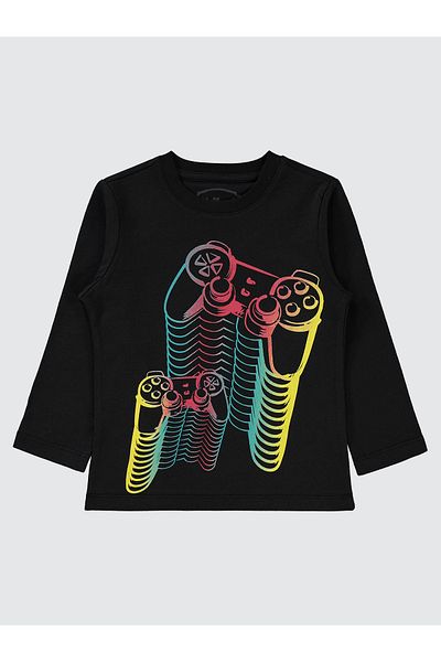 Civil Boys 2-5 Years Old Boy Black Sweatshirt