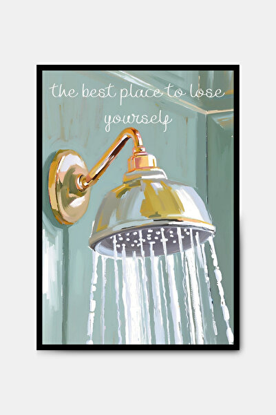 PİTAYA Lose Banyo Poster - Çerçevesiz Tasarım Banyo Tuvalet Yazı Poster Tablo Duvar Dekorasyonu