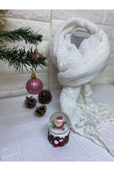 sema aksesuar Women's Knit Knitwear Patterned Winter Shawl Wide Tassel Scarf - Soft Shoulder Shawl