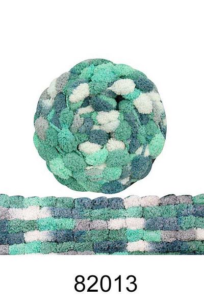 Himalaya Yoyo Colors Hand Knitting Yarn 200Gr/82013 - Multicolor/ Yo-Yo