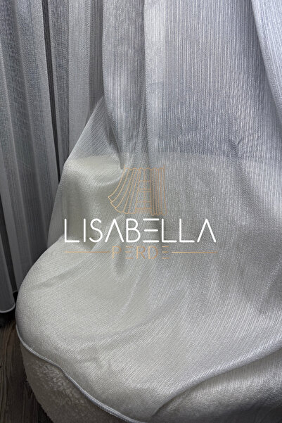 LisabellaHome Crystaline Flawless Draped Tulle Curtain (1X3 Dense Pleated)