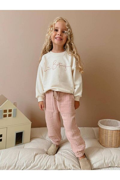 ARBİ kids Two Yarn Muslin Fabric Mold and Quality Set for Girl