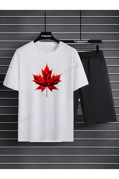 THEKONT Printed 012 Unisex Shorts-Tshirt Suit