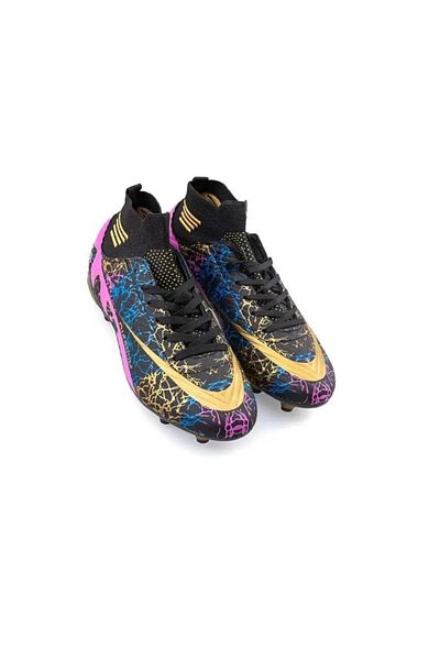 Nilo Giyim ve Ayakkabi Ankle High Top Unisex Football Boots with Socks