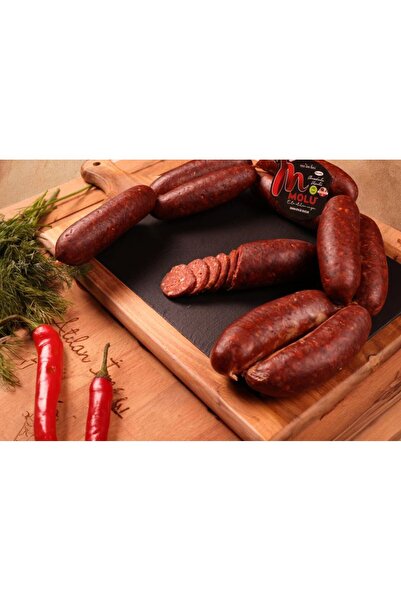 Molu Ete Atılan İmza Anadolu Usulü Evlik Parmak Sucuk 500 Gr