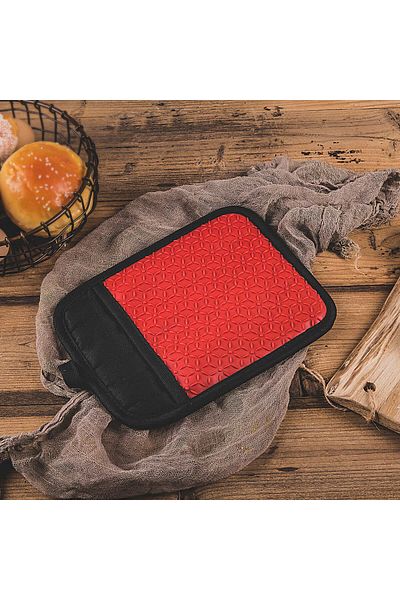 BETTY CROCKER Silicon Multi-Pot Mat 23Cm Black & Red