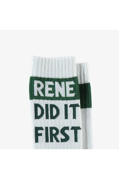Lacoste Men's Printed Green Socks