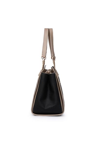 gio&mi Чанта за през рамо и рамо Eldin Black Cream PR