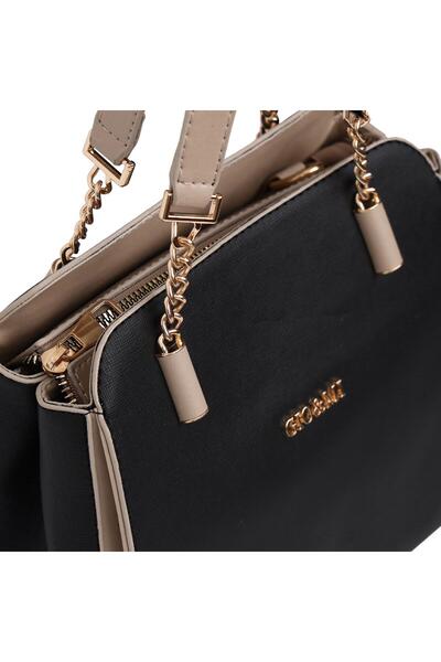 gio&mi Τσάντα ώμου και χεριού Eldin Black Cream Pr