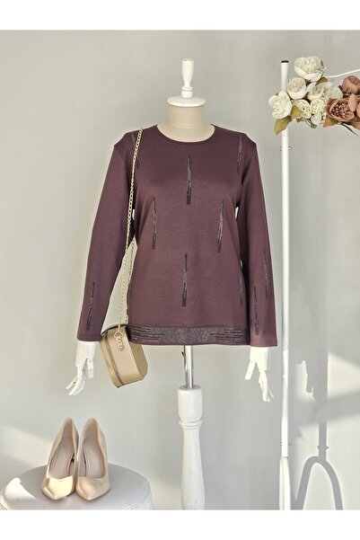 ENDAMIM Μπλούζα Nergis Kumashihan Mother - Εποχιακή και Lycra, Άνετη Εφαρμογή