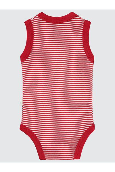 Civil Baby Red 1-36 Months Snap Fastener Baby Badi