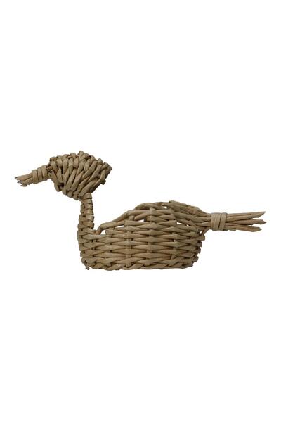 EL İŞÇİLİĞİ KAĞIT İP  SEPET ÖRGÜ  24*9 cm - 6180