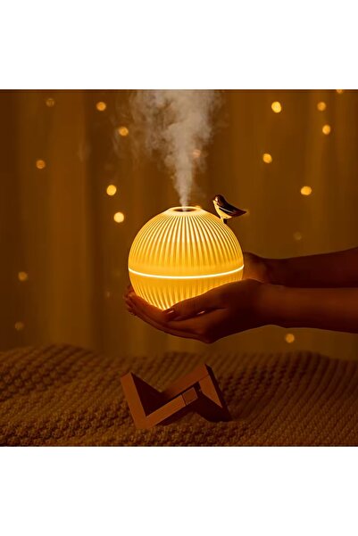 Akfa Şık Kuş Tasarımlı Ultrasonik Hava Nemlendirici Difüzör Gece Lambası Sess...
