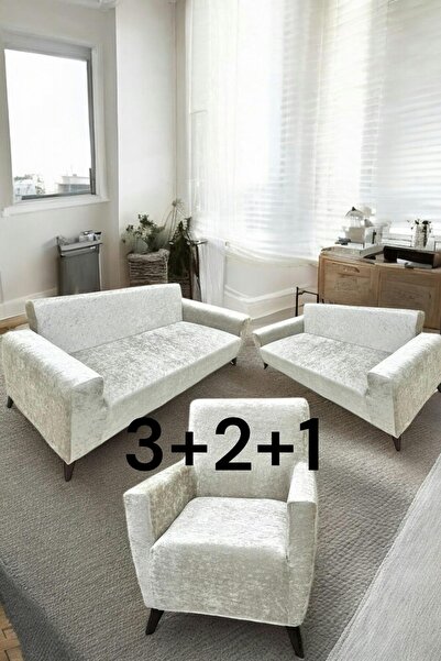 MADAME BELLA Husă pentru scaun din catifea 3+2+1 Husă pentru scaun elastică, ...