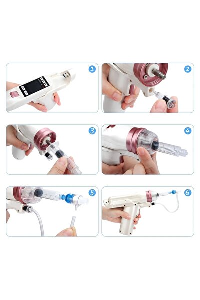 ED BEAUTY STORE Profesyonel Mezoterapi Tabancası Hydrolifting Enjeksiyon Taba...