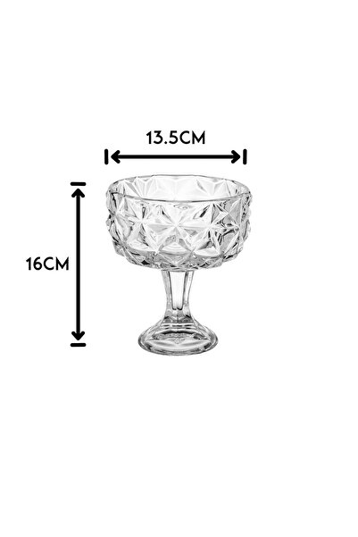 Elegant Glass serving dish with base