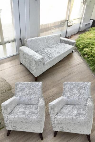 MADAME BELLA Husă de canapea din catifea flexibilă și lavabilă - 3+1+1 Husă r...