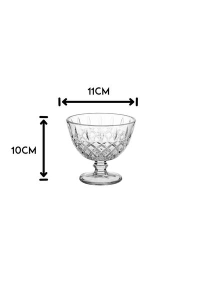 Dania Glass yogurt set, 6 pieces