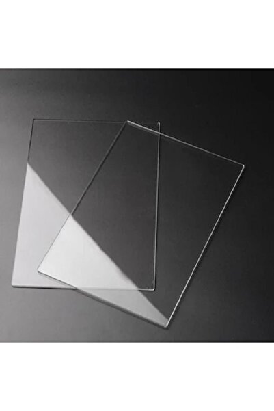 Pleksi Dökme Levha Cam Görünümlü Şeffaf Lazer Kesim 2.8 mm. 24x33 cm.