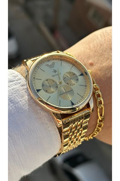 SPOLO Steel Men's Wristwatch