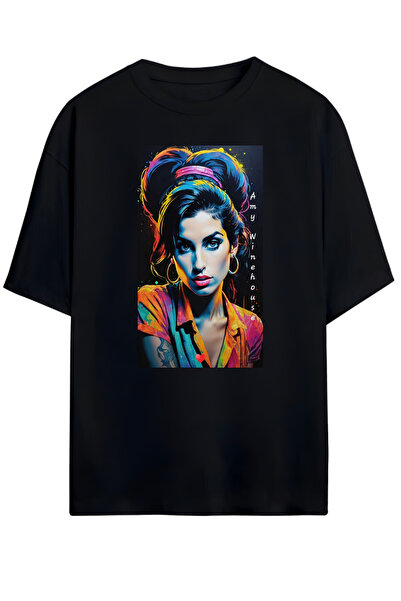 MAGORS AMYWINEHOUSE UNISEX Oversize kroj Pamuk LU MAJICA
