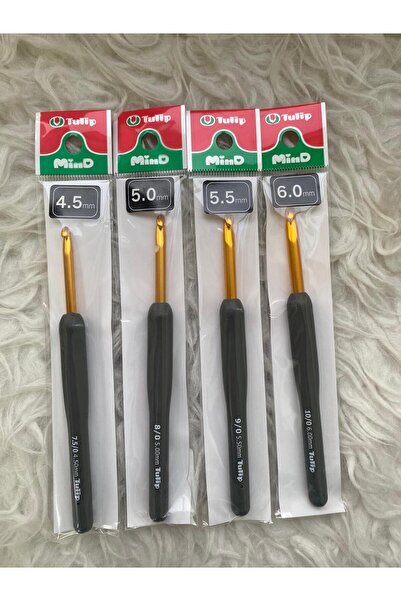 ByElifAyhan Set de andrele Tulip Mind - 4,5 mm, 5 mm, 5,5 mm, 6 mm (4 bucăți)