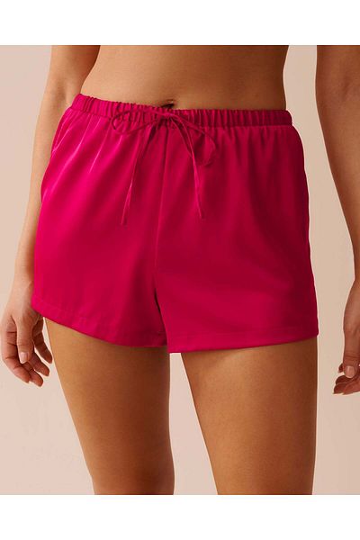La Vie en Rose Satin Shorts