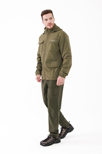 2AS Men's Safari Jacket - Khaki Color