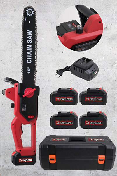 DAFLONG 4 Bataryali 2 Adet Şarj Ci̇hazli Otomati̇k Yağlama Şarjli 16inch Yeni...