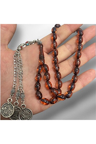 EMPOSES İRİ TANELİ KIZIL ÇAY FOSİLLİ TOZ KEHRİBAR